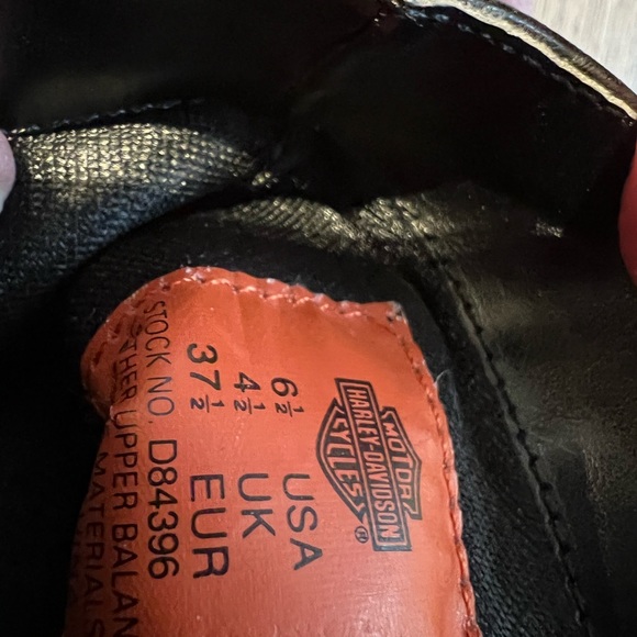 Vintage Harley-Davidson boots. - Picture 4 of 6